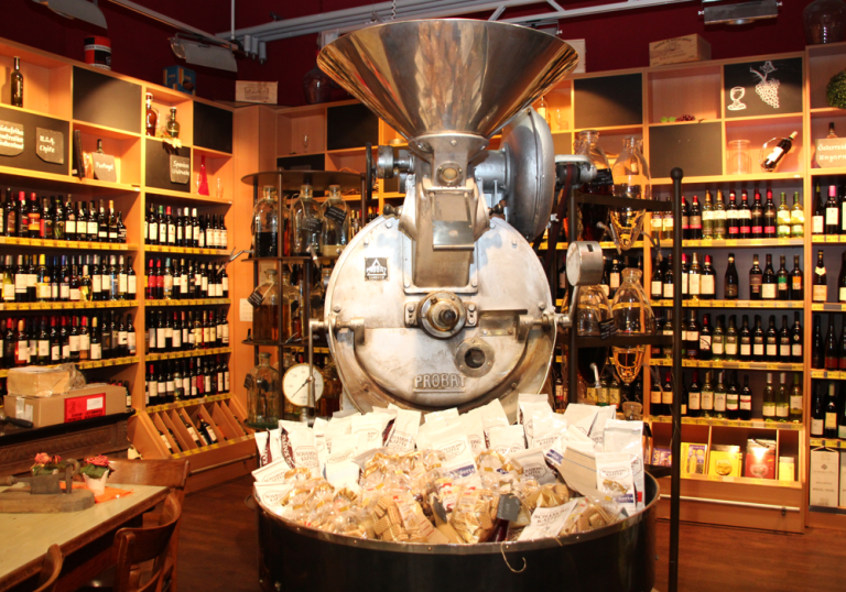 Große Kaffee- und Teeauswahl